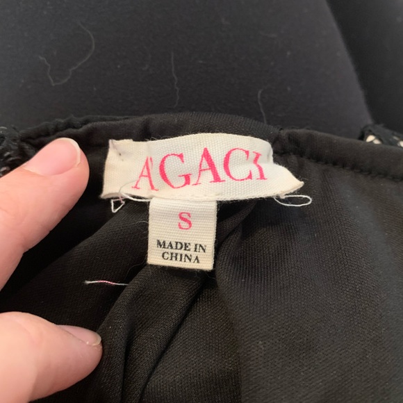 Black Lace Romper with shorts backless - Picture 5 of 5